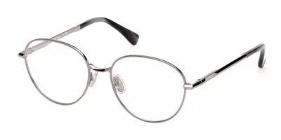 Max Mara Mm5245 014 Women's Glasses Silver Size 54 - Free Lenses - Blue Light Block Available In Metallic