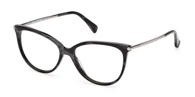 Max Mara Mm5247 063 Women's Glasses Black Size 53 - Free Lenses - Blue Light Block Available