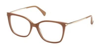 Max Mara Mm5248 046 Women's Glasses Brown Size 52 - Free Lenses - Blue Light Block Available