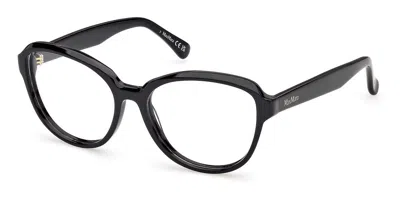 Max Mara Mm5249 001 Women's Glasses Black Size 55 - Free Lenses - Blue Light Block Available