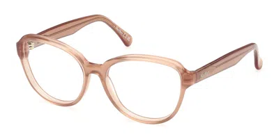 Max Mara Mm5249 045 Women's Glasses Brown Size 55 - Free Lenses - Blue Light Block Available