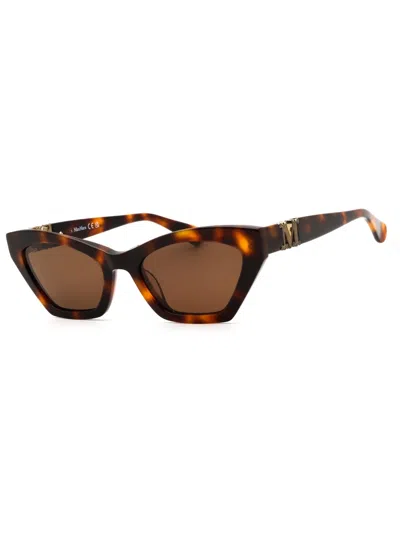 Max Mara Mm57 Cat-eye Sunglasses For Women In Brown