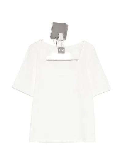 Max Mara Mmltaglio Short-sleeve T-shirt In White