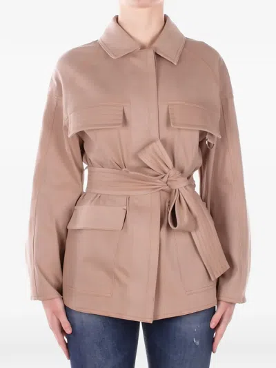 Max Mara Mmlwest Jacket In Neutral