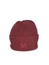 Max Mara "mmretina" Hat In Burgundy