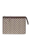 Max Mara Mmtrousses Logo Plaque Zip In Neutrals