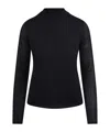 Max Mara Mock-neck Knitted Jumper In Black