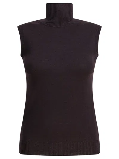 MAX MARA MAX MARA MOCK NECK SLEEVELESS TOP