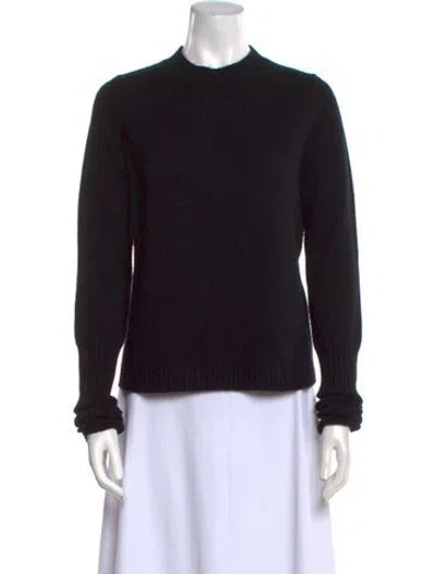 Pre-owned Max Mara Mock Neck Sweater In Black