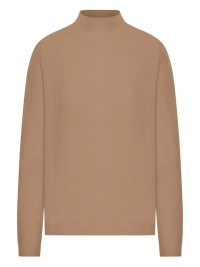 Max Mara Stretch Cachemire Boxy Sweater In Neutral