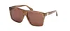 Max Mara Square Frame Sunglasses In Brown