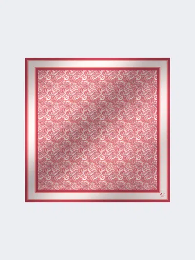 Max Mara Modal And Silk Maxi Square In Pink