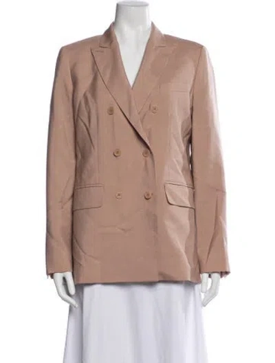 Pre-owned Max Mara Mohair Blazer In Brown