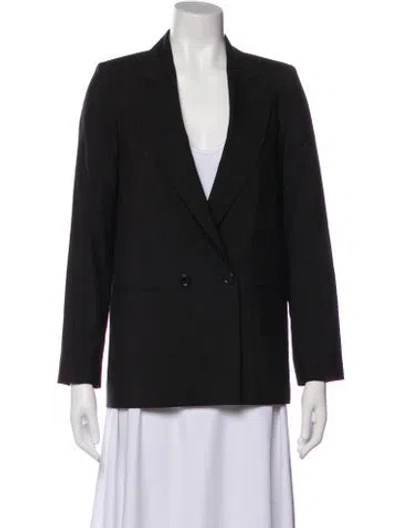 Pre-owned Max Mara Mohair Blazer In Gray