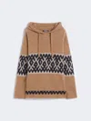 Max Mara Mohair-blend Jacquard Sweatshirt In Brown