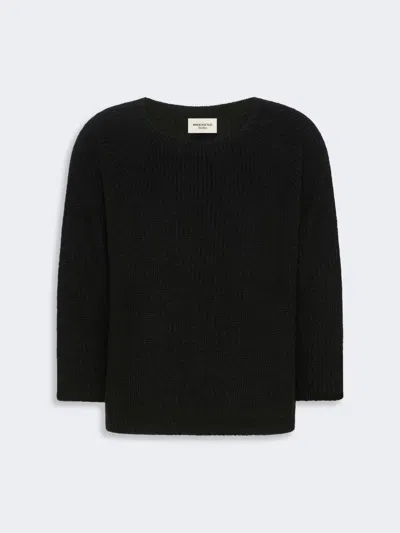 Max Mara Mohair Blend Knit Jumper In Black