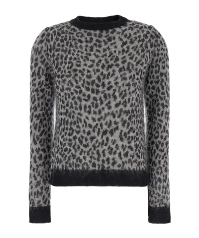 MAX MARA MAX MARA STUDIO ALL-OVER PATTERNED CREWNECK JUMPER