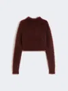 Max Mara Mohair Knit Jumper In Brown