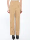 Max Mara Pleated-front Trousers In Beige