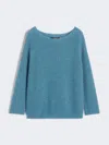 Max Mara Mohair Yarn Jumper In Blue