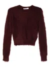 Max Mara Mohair Yarn Sweater In Purple