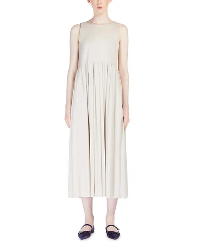 Max Mara Moira Dress In Ecru