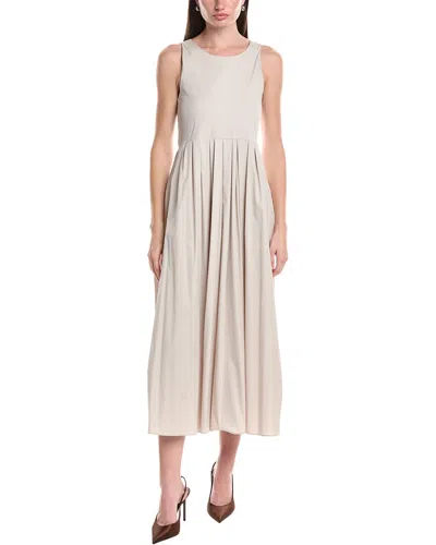 Max Mara Moira Midi Dress In Neutral
