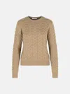 Max Mara Mole Cashmere Sweater In Nude