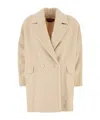 Max Mara Molo Double-breasted Long-sleeved Coat