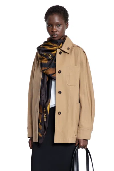 Max Mara Moneta Jacket In Brown
