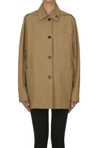 Max Mara Moneta Trench In Brown
