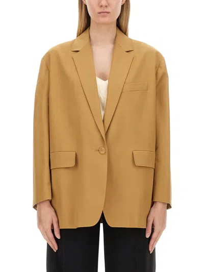 Max Mara Monica Jacket In Yellow