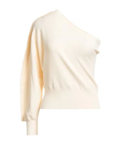 Max Mara Monochromatic Knitting Top In Neutral