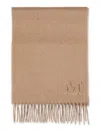 Max Mara Monogram Camelwool Camel Stole In Brown