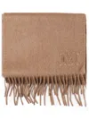 Max Mara Camel Scarf In Brown