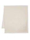 Max Mara Monogram-jacquard Scarf In Neutrals