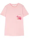 Max Mara Cotton T-shirt In Pink