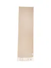 Max Mara Monogram Scarf In Neutral