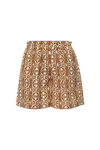Max Mara 'taiga' Geometric Pattern Shorts