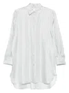Max Mara Monviso Silk Mini Dress In White