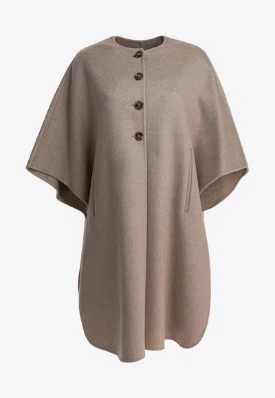 MAX MARA MORIANA CASHMERE LONG CAPE