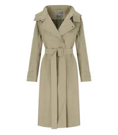 Max Mara Moriana Sabbia Trench Coat In Multi