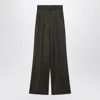 Max Mara Moss Wide-leg Trousers In Multi