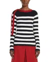 Max Mara Knitwear In White Blue