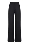 Max Mara Orche Straight-leg Tailored Pants In Blue