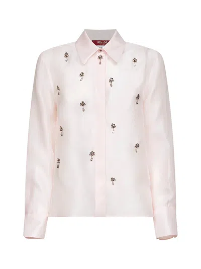 Max Mara Mseagi Shirt In Neutral