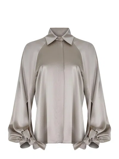 Max Mara "msealare" Shirt In Silver