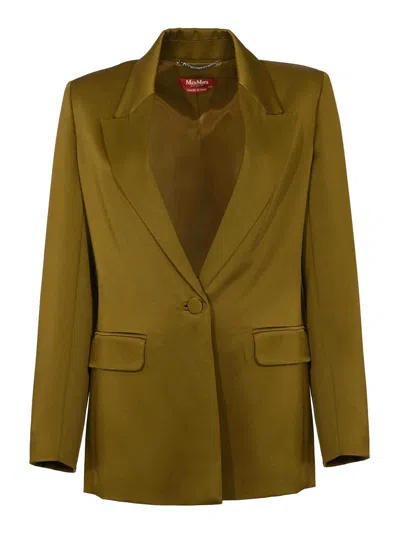 Max Mara Msealbino Blazer In Brown