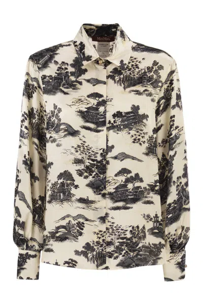 Max Mara Msevetro - Blouses With ‘toile De Jouy' Print In Multi