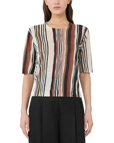 Max Mara Mstago Cotton Blend Sweater In Red